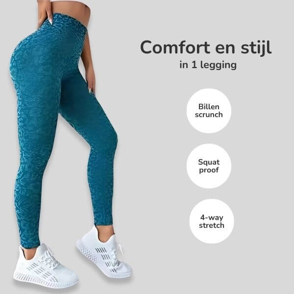 Animal seamless legging luipaard