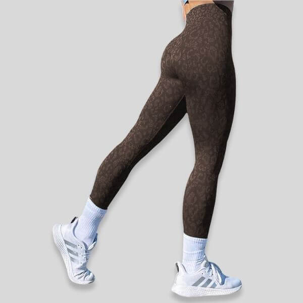 Animal seamless legging luipaard