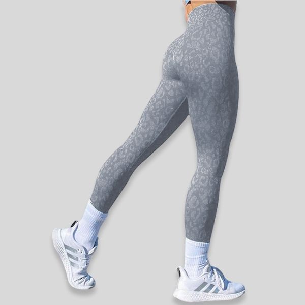Animal seamless legging luipaard