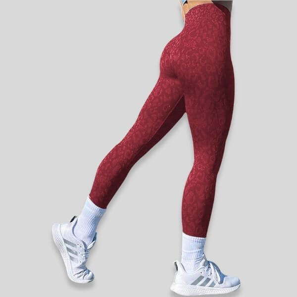 Animal seamless legging luipaard