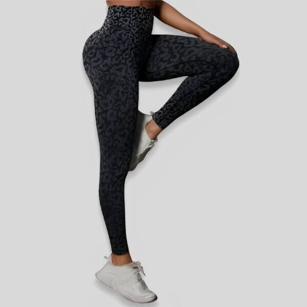 Animal seamless legging luipaard