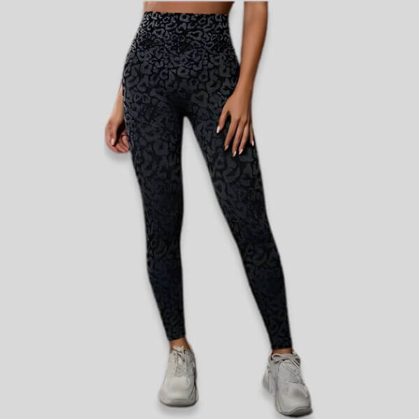 Animal seamless legging luipaard