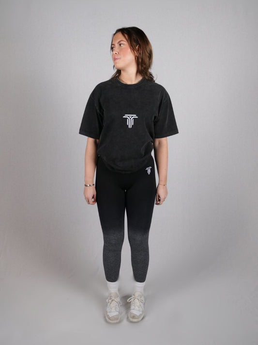 Energy | Oversized T-shirt dames - Washed black