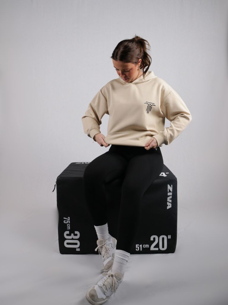 Energy | Oversized hoodie dames - Beige