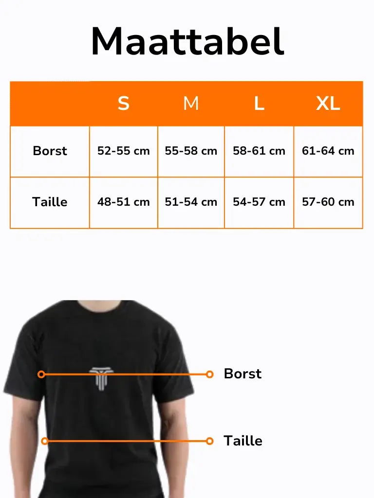 Energy | T-shirt heren - Zwart